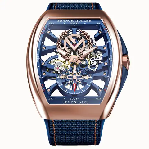 Franck Muller V 45 S6 SQT ANCRE FM YACHT (BL)