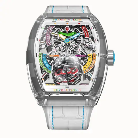 Franck Muller V 50 REV 3 PR SQT COL DRM SAPPHIRE