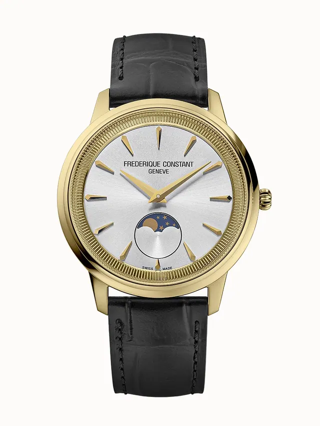 Frederique Constant Classics Moneta Moonphase, Men, Unisex, Women · Quartz FC-206S3S5