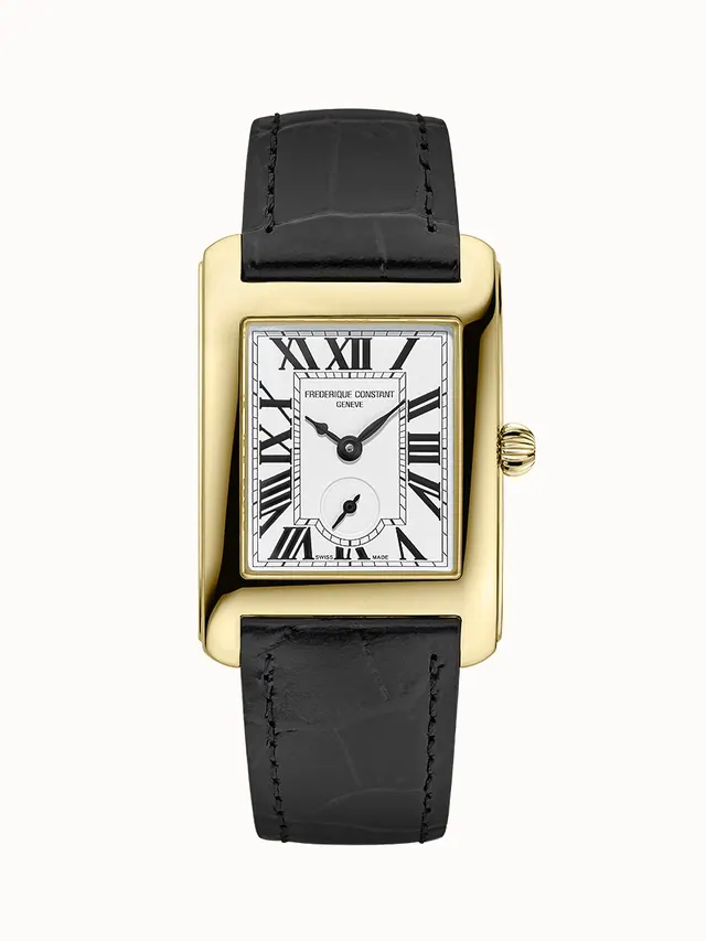 Frederique Constant Classics Carree Small Seconds, Men, Unisex, Women · Quartz FC-235S2C5
