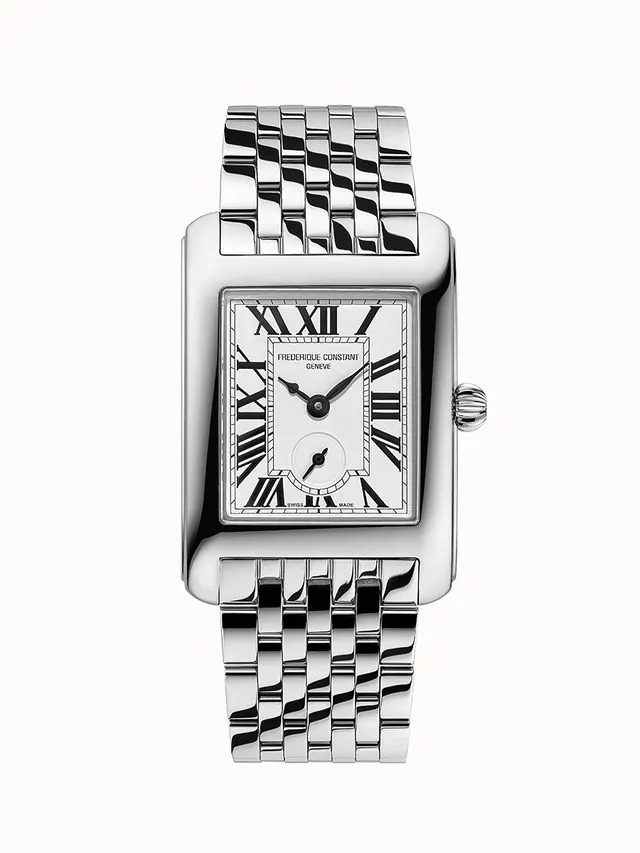 Frederique Constant Classics Carree Small Seconds, Men, Unisex, Women · Quartz FC-235S2C6B
