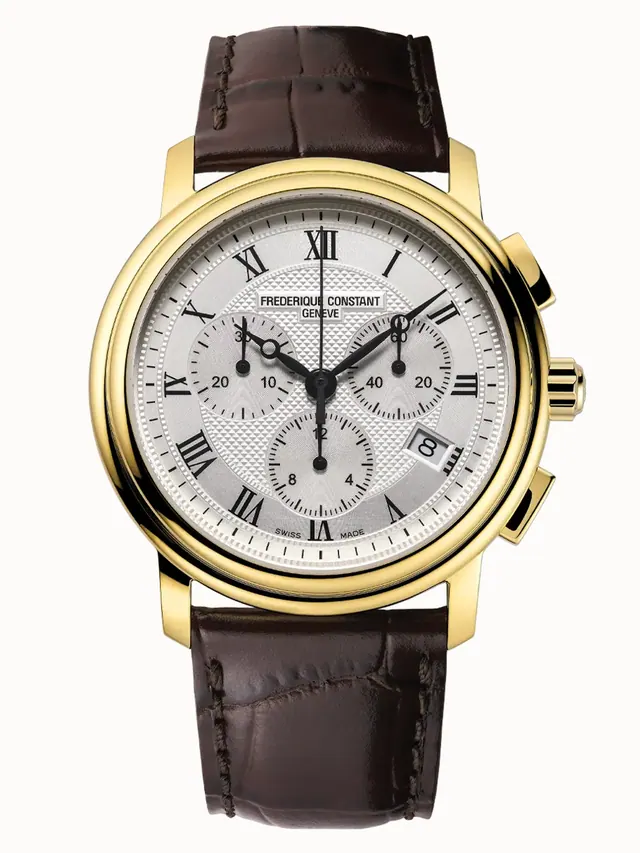 Frederique Constant Classics Quartz Chronograph, Men · Quartz FC-292MC4P5