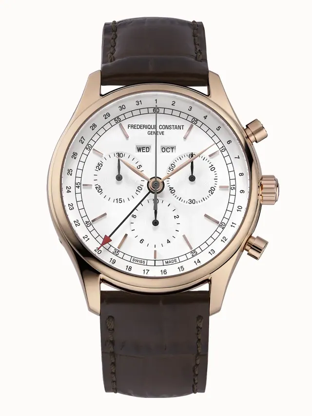 Frederique Constant Classics Quartz Chronograph Triple Calendar, Men · Quartz FC-296SW5B4