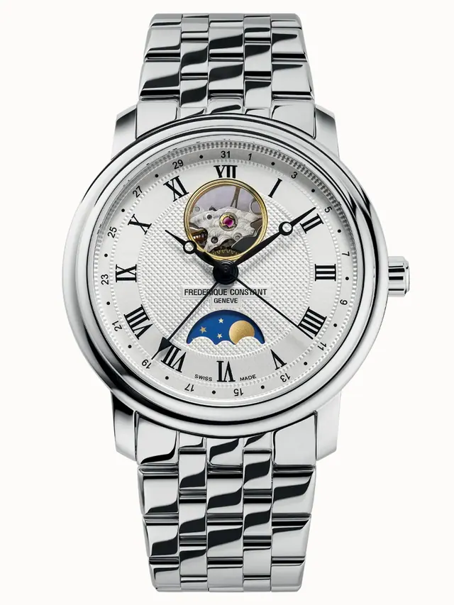 Frederique Constant Classics Heart Beat Moonphase Date, Men · Automatic FC-335MC4P6B2