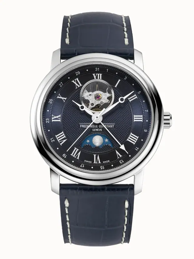 Frederique Constant Classics Heart Beat Moonphase Date, Men · Automatic FC-335MCNW4P26