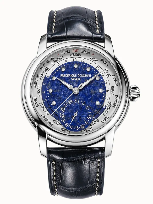 Frederique Constant Manufacture Classic Worldtimer, Men · Automatic FC-718LA4H6