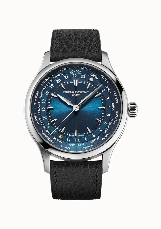 Frederique Constant Manufacture Worldtimer Watch Angels FC-718N4H6