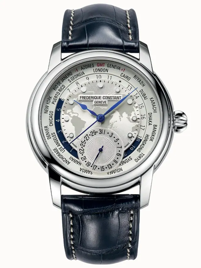 Frederique Constant Manufacture Classic Worldtimer, Men · Automatic FC-718WM4H6