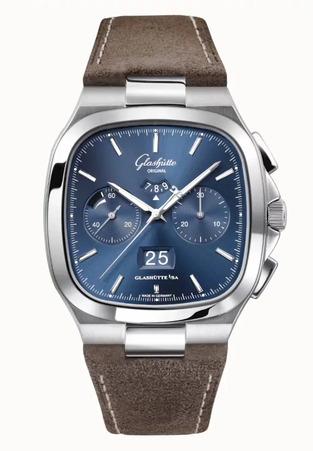 Glashutte Original Seventies Chronograph Panorama Date, Vintage 1-37-02-08-02-62
