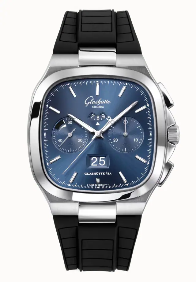 Glashutte Original Seventies Chronograph Panorama Date, Vintage 1-37-02-08-02-63