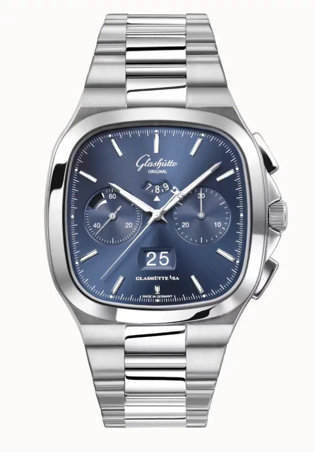 Glashutte Original Seventies Chronograph Panorama Date, Vintage 1-37-02-08-02-70