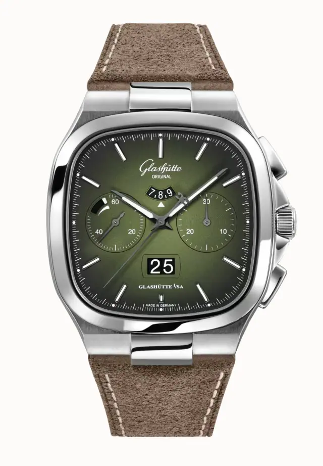 Glashutte Original Seventies Chronograph Panorama Date, Vintage 1-37-02-09-02-62