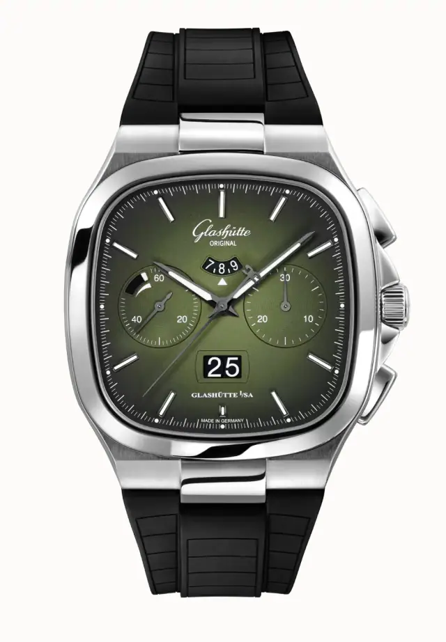 Glashutte Original Seventies Chronograph Panorama Date, Vintage 1-37-02-09-02-63