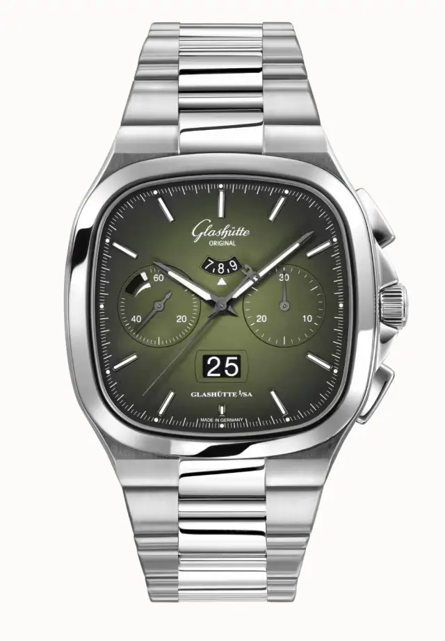 Glashutte Original Seventies Chronograph Panorama Date, Vintage 1-37-02-09-02-70