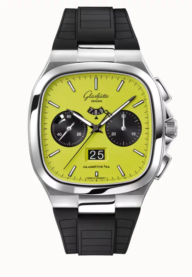 Glashutte Original Seventies Chronograph Panorama Date, Vintage 1-37-02-19-02-63