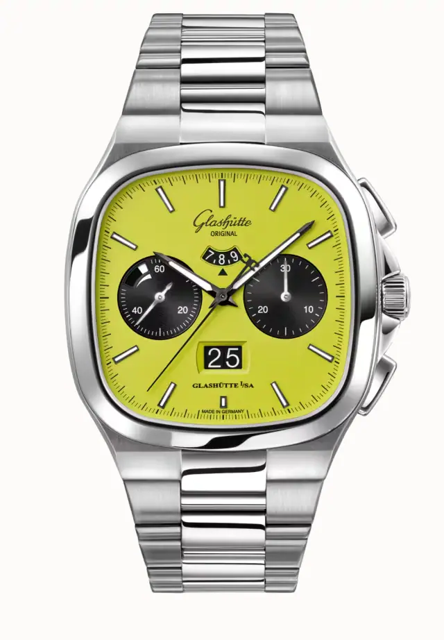 Glashutte Original Seventies Chronograph Panorama Date, Vintage 1-37-02-19-02-70