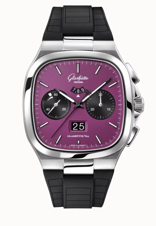 Glashutte Original Seventies Chronograph Panorama Date, Vintage 1-37-02-20-02-63