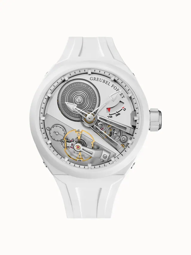 Greubel Forsey Balancier Convexe S² — White Ceramic BALANCIER-CONVEXE-S2-2023-GRIS · WHITE-CERAMIC