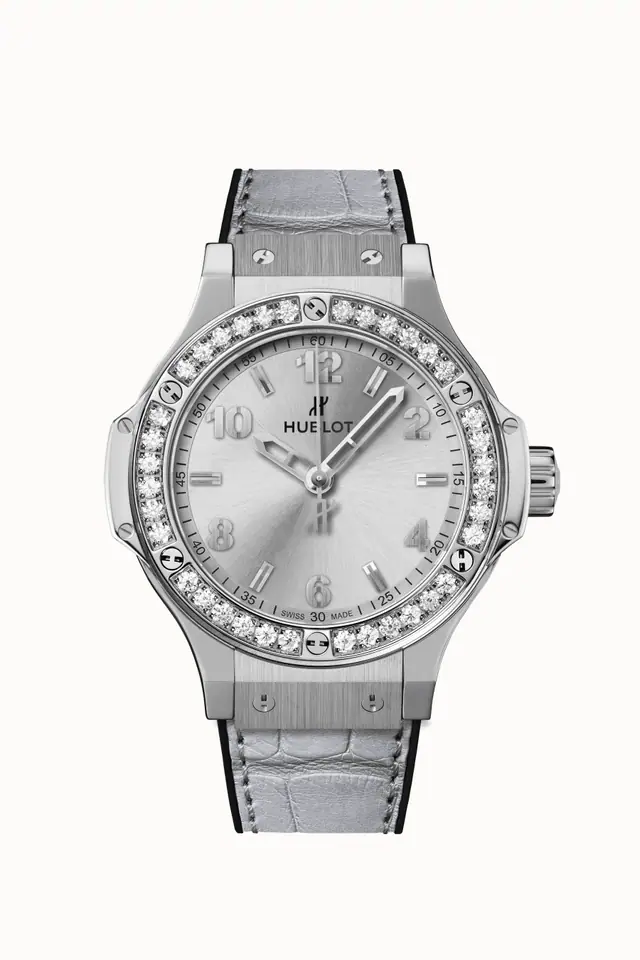 Hublot Big Bang Monochrome Steel Diamonds 38 mm 361.SX.4310.LR.1204.JPN18