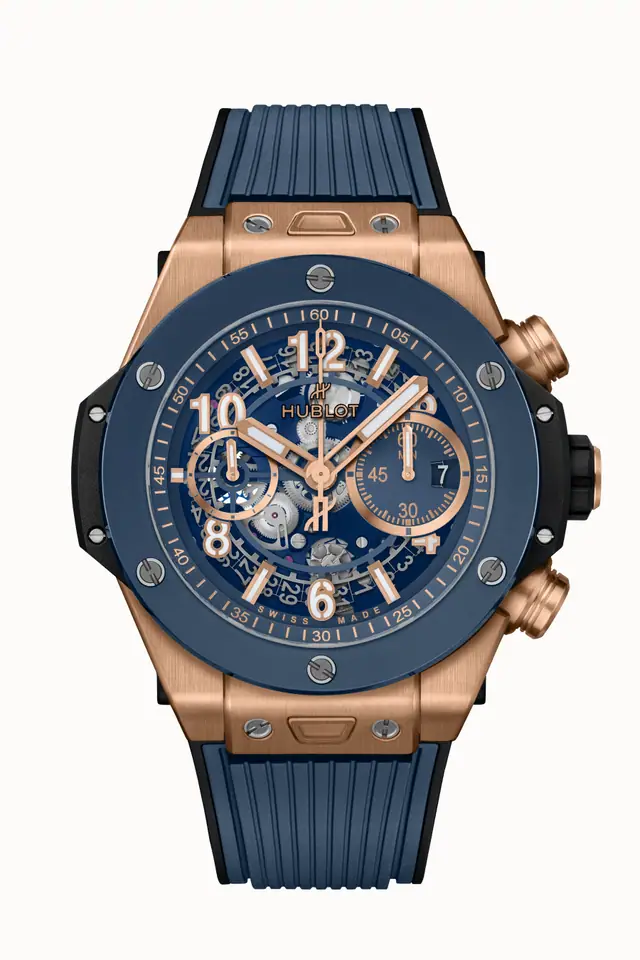 Hublot Big Bang Unico King Gold Blue Ceramic 44 mm 421.OL.5180.RX