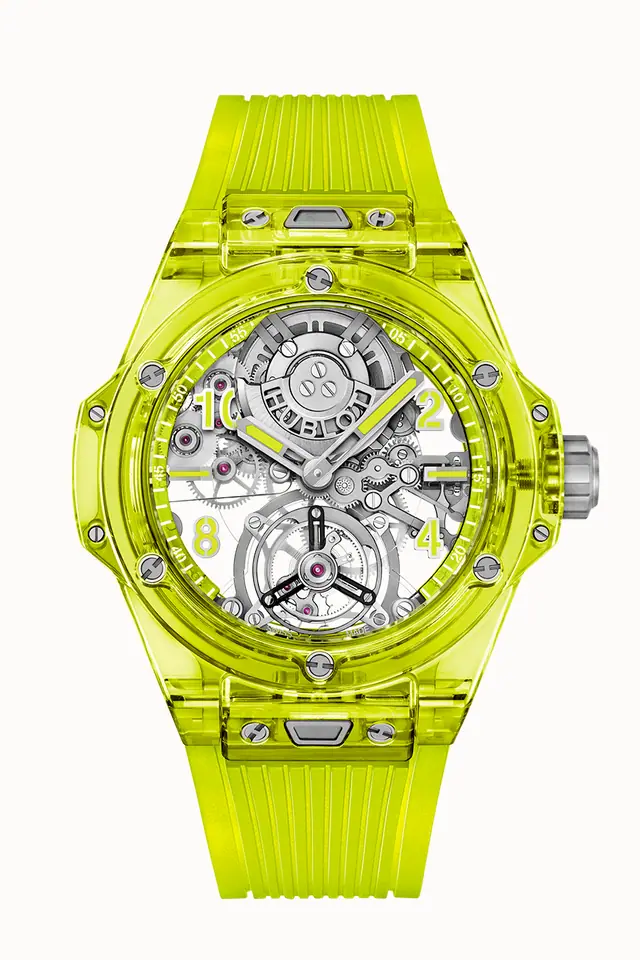 Hublot Big Bang Tourbillon Automatic Neon Saxem 44 mm 429.JY.0120.RT