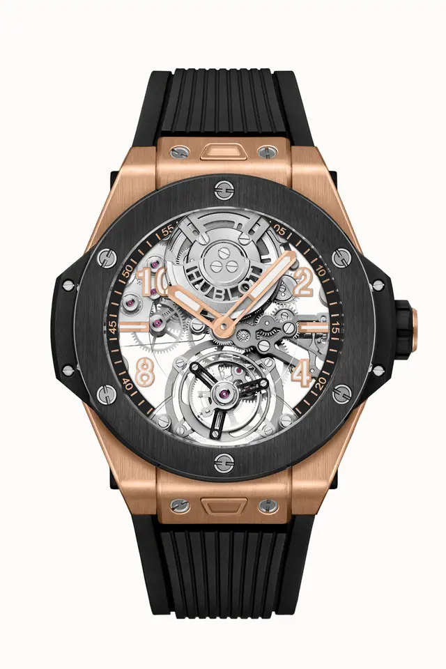 Hublot Big Bang Tourbillon Automatic King Gold Carbon 44 mm 429.OQ.0180.RX