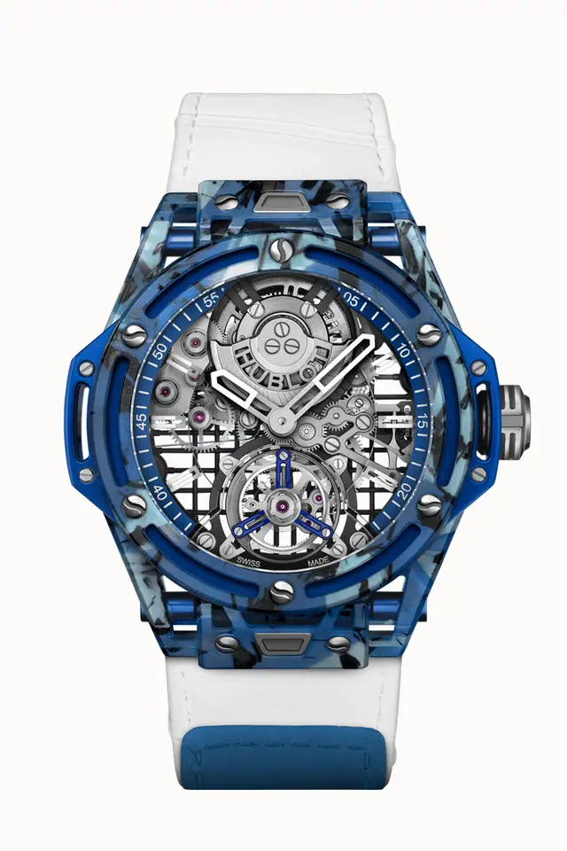 Hublot Big Bang Tourbillon Novak Djokovic Goat Edition Blue 44 mm 429.QKB.0120.NR.DJO26