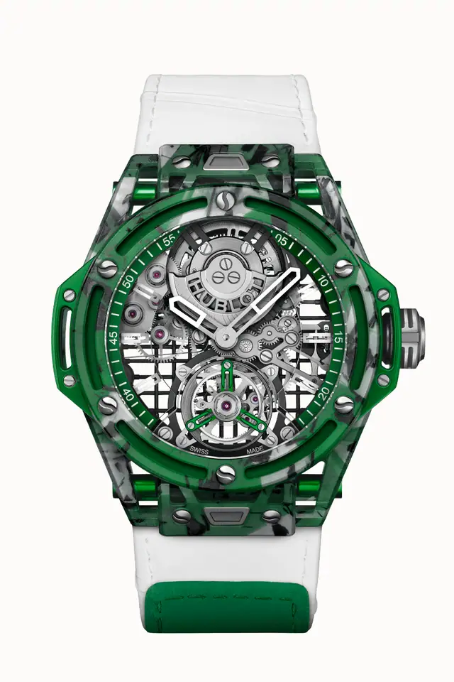 Hublot Big Bang Tourbillon Novak Djokovic Goat Edition Green 44 mm 429.QKG.0120.NR.DJO26