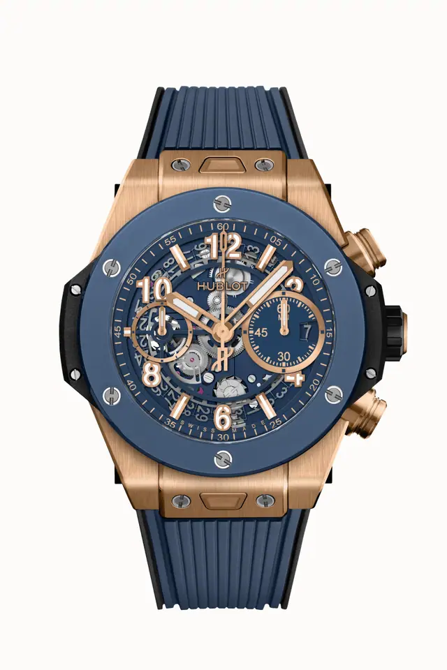 Hublot Big Bang Unico King Gold Blue Ceramic 42 mm 441.OL.5181.RX