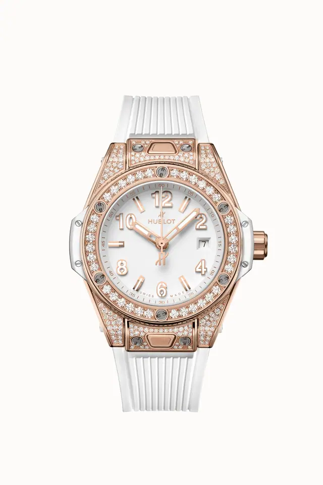Hublot Big Bang One Click King Gold White Pavé 33 mm 485.OE.2080.RW.1604