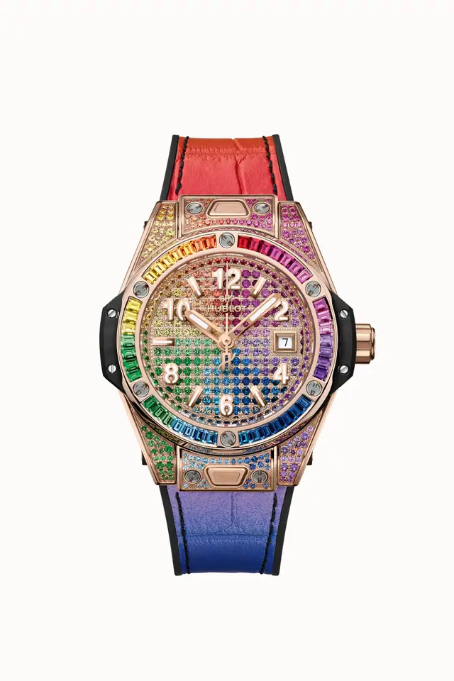 Hublot Big Bang One Click King Gold Rainbow 33 mm 485.OX.9900.LR.0999