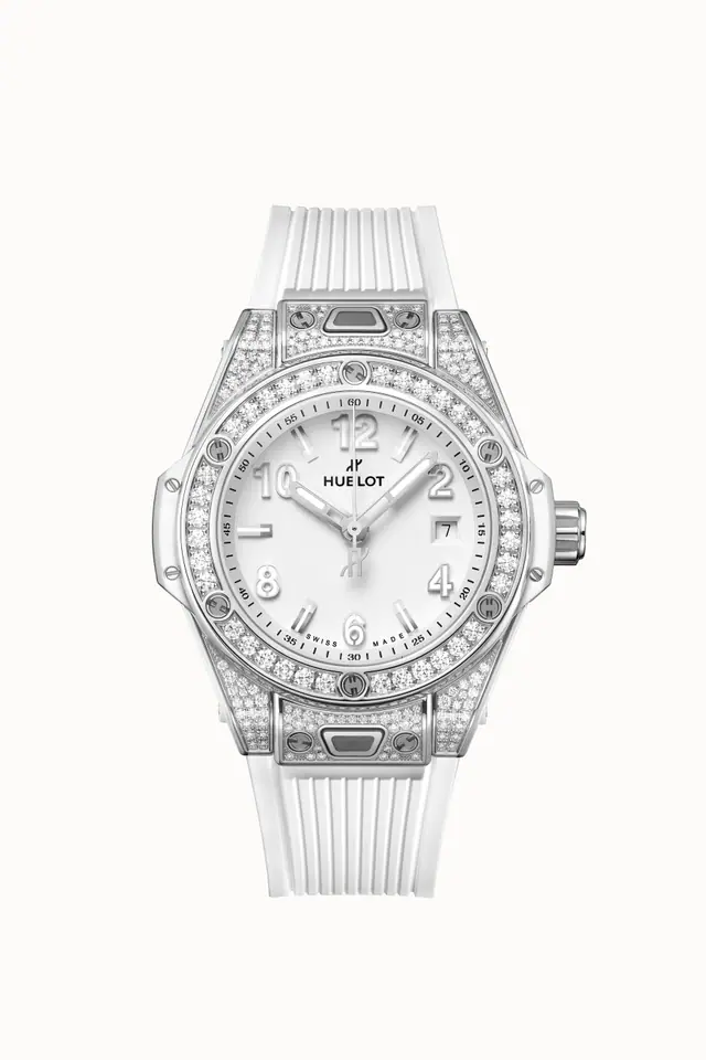 Hublot Big Bang One Click Steel White Pavé 33 mm 485.SE.2010.RW.1604