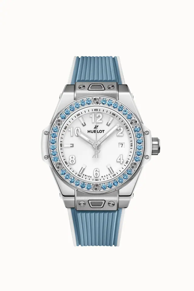 Hublot Big Bang One Click Joyful Steel Sky Blue 33 mm 485.SL.2210.RX.1207