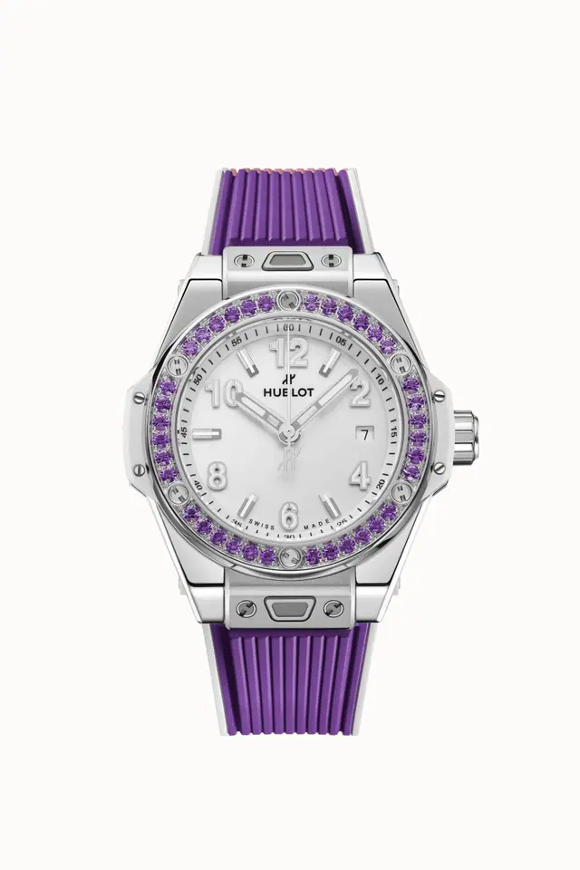 Hublot Big Bang Joyful Steel Purple 33 mm 485.SV.2210.RX.1205