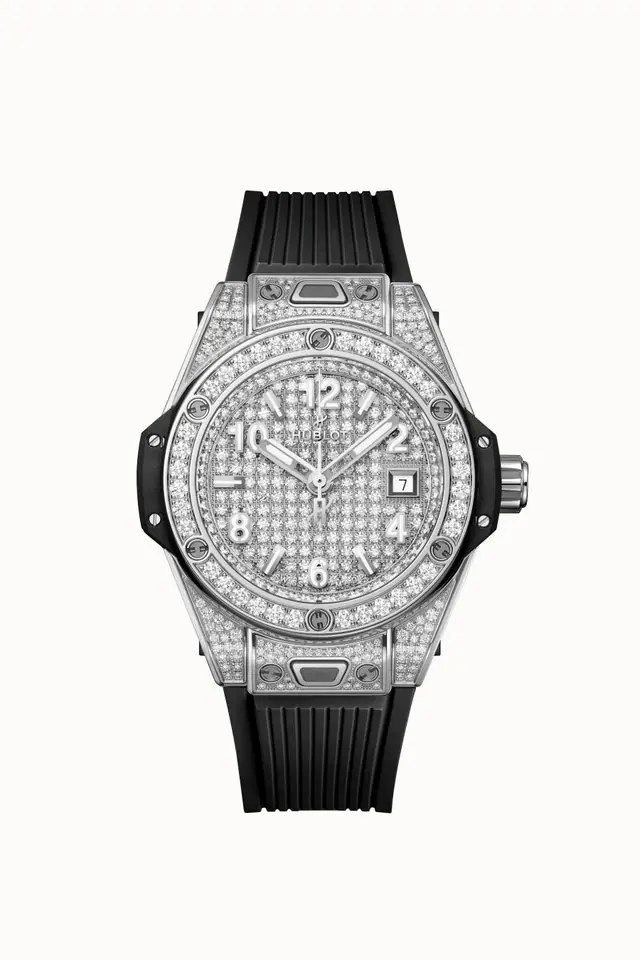 Hublot Big Bang One Click Steel Full Pavé 33 mm 485.SX.9000.RX.1604