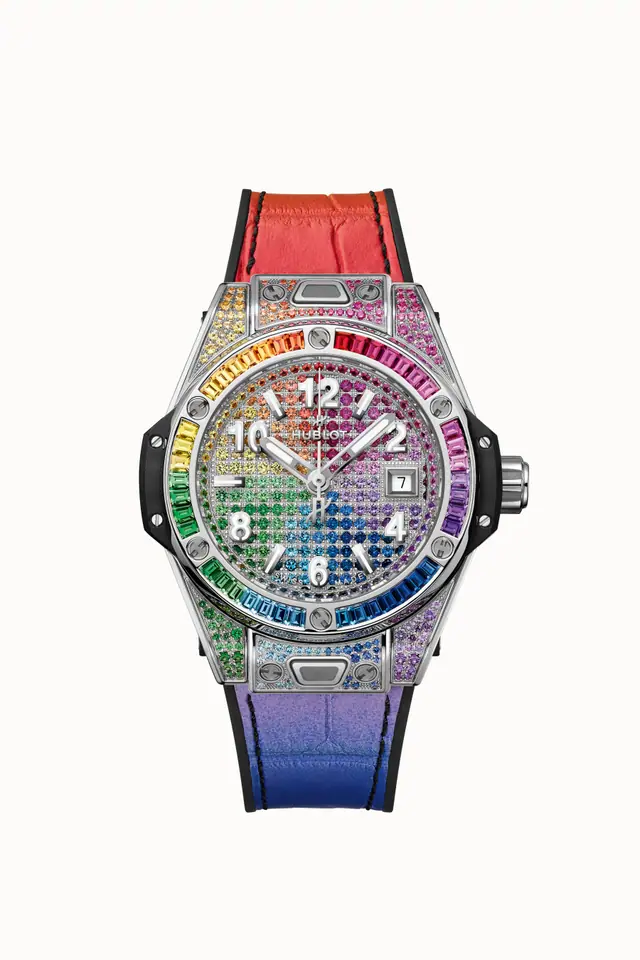 Hublot Big Bang One Click Steel Rainbow 33 mm 485.SX.9900.LR.0999