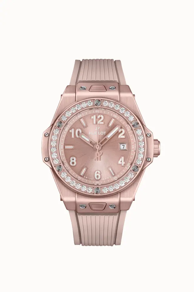 Hublot Big Bang One Click Aluminium Pink Diamonds 33 mm 485.UP.7320.RX.1204.JPN