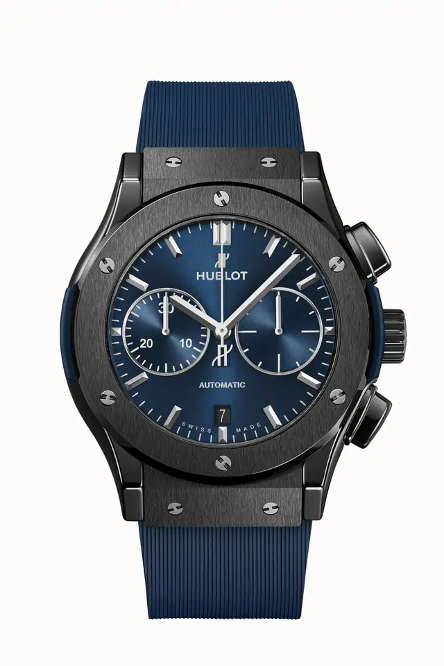 Hublot Classic Fusion Ceramic Blue Chronograph 45 mm 521.CM.7170.RX