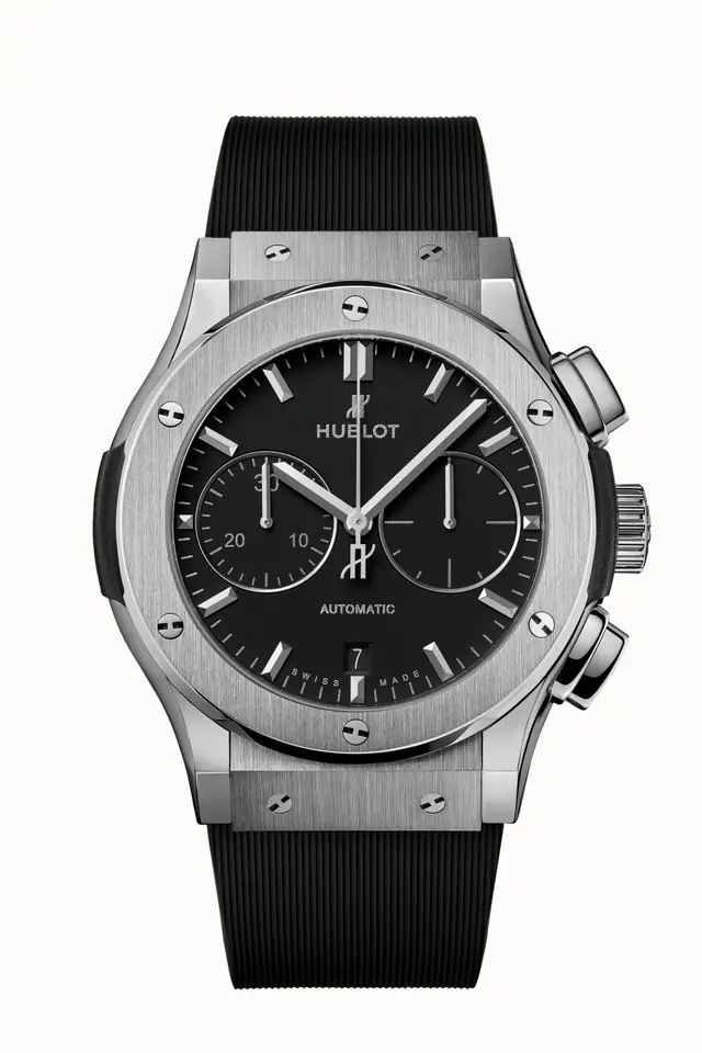 Hublot Classic Fusion Chronograph Titanium on Rubber 45 mm 521.NX.1171.RX