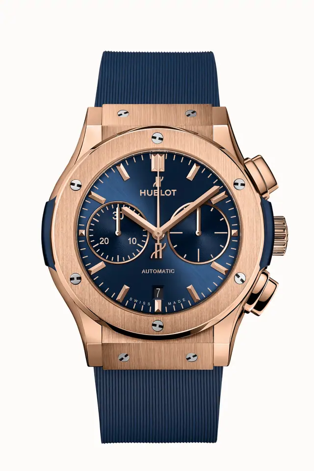 Hublot Classic Fusion Chronograph King Gold Blue 45 mm 521.OX.7180.RX