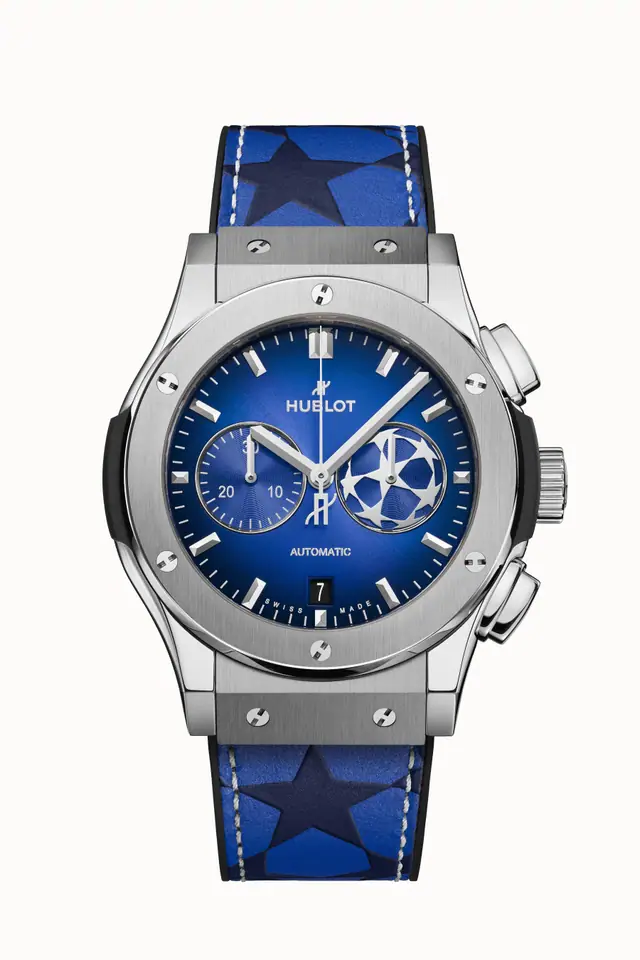 Hublot Classic Fusion Chronograph UEFA Champions League Titanium 42 mm 541.NX.5170.VR.UCL25