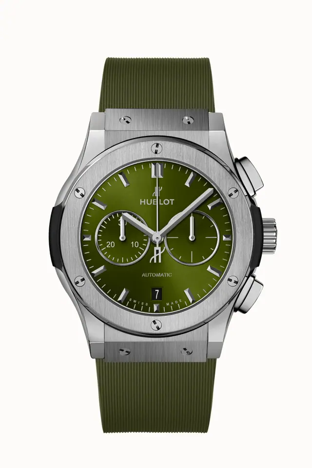 Hublot Classic Fusion Chronograph Titanium Green 42 mm 541.NX.8970.RX