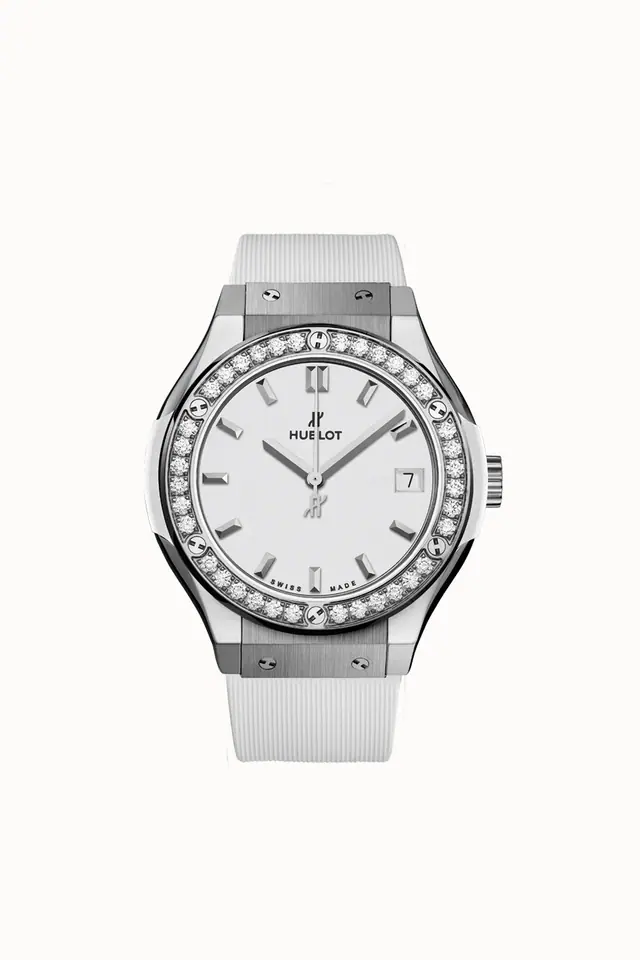 Hublot Classic Fusion Titanium White Diamonds 33 mm 581.NE.2010.RW.1204