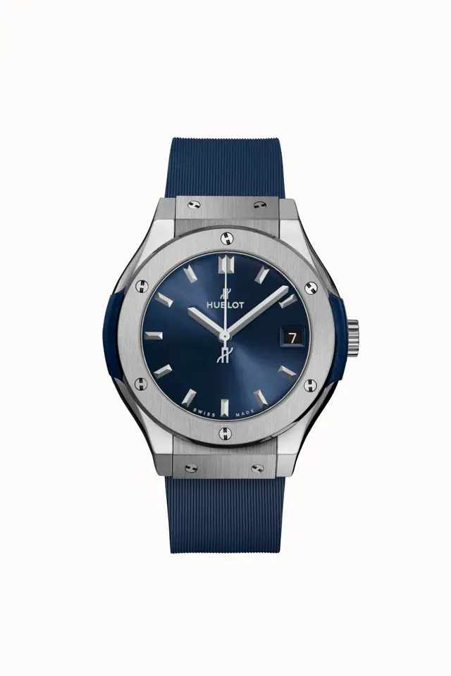 Hublot Classic Fusion Titanium Blue 33 mm 581.NX.7170.RX
