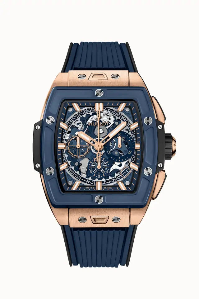 Hublot Spirit of Big Bang King Gold Blue Ceramic 42 mm 642.OL.7180.RX
