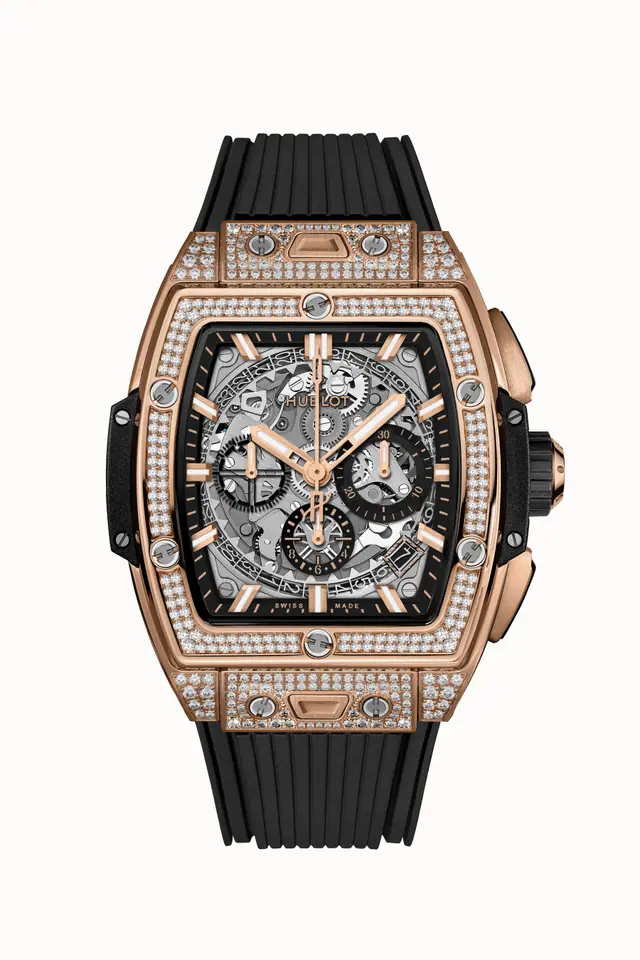 Hublot Spirit of Big Bang King Gold Pavé 42 mm 642.OX.0180.RX.1704