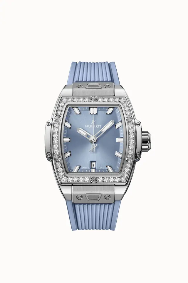Hublot Spirit Of Big Bang Steel Coal Blue Diamonds 32 mm 682.SX.717B.RX.1204