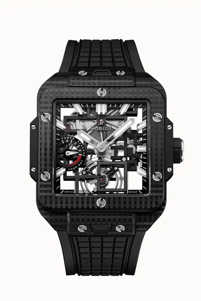 Hublot Square Bang Tourbillon 4-Day power Reserve 3D Carbon 42 mm 805.QD.0170.RX