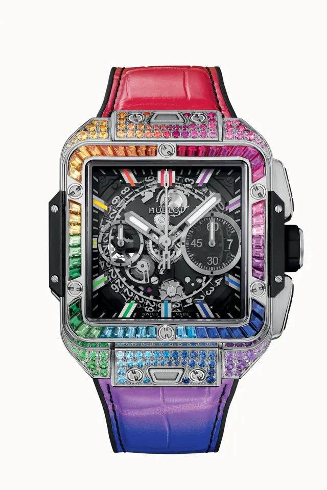 Hublot Square Bang Unico Titanium Rainbow 42 mm 821.NX.0117.LR.0999