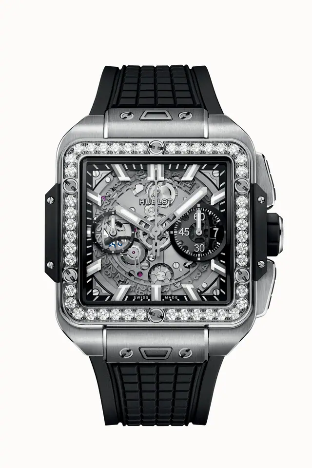Hublot Square Bang Unico Titanium Diamonds 42 mm 821.NX.0170.RX.1204